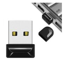 Micro Mini Pen Drive 64Gb Real Usb 2.0 A Prova D'Água Preto