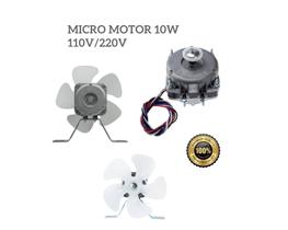 Micro Motor Ventilador 1/25 Bivolt Freezer Balcão Exaustor