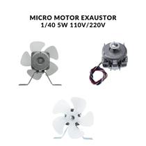 Micro Motor Ventilador 1/40 Exaustor Freezer Balcão Bivolt - TRX