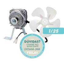 Micro Motor Ventilador ELCO Bivolt 1/25 HP com Hélice Plástica - Código 20/704 - Universal Refrigeração