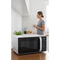Micro-ondas 20L 1100W Branco - Prático e Rápido