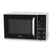 Micro-ondas 35 Litros Midea MXSA35P1 com Função Tira Odor e Limpa Fácil Branco/Preto 110V