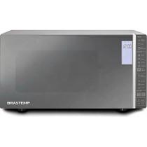Micro Ondas Bancada 32l Inox Espelhado Grill 127v - Brastemp 127v