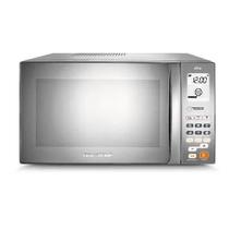 Micro-ondas Brastemp 38 Litros Inox Espelhado com Grill e Painel Display e Menu Smart Food