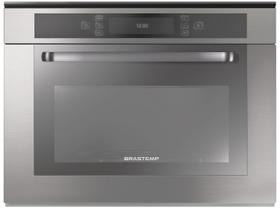 Micro-ondas Brastemp 40L Inox de Embutir com Grill BMO40