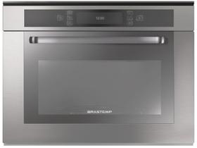 Micro-ondas Brastemp De Embutir 40 Litros cor inox com Grill - BMO40AR