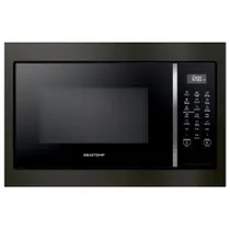 Micro-ondas de Embutir Brastemp Eclipse Collection com 32 Litros de Capacidade Black Inox - BM146AP Micro-ondas de Embutir Brastemp Eclipse Collection com 32 Litros de Capacidade Black Inox - BM146AP