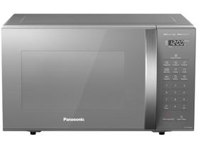 Micro-ondas de Mesa Panasonic com 27 Litros de Capacidade Prata - NN-ST55LMRUN