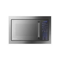 Micro-ondas Electrolux 34L cor Inox Home Pro com Grill e Função Tira Odor (MX43T)