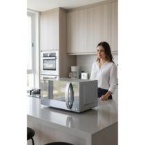 Micro-ondas Espelhado Cinza 32L 900W 127V - Moderno e Prátic