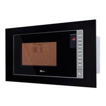 Micro-ondas fischer fit line embutir 25l moldura preta 127v