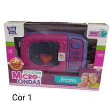 Micro-ondas Infantil Brinquedo Cozinha + Pizza Zuca Toys