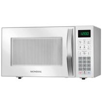 Micro-ondas Mondial 34 Litros C/Painel Digital Função Descongelar Manter Aquecido e Tira Odor Branco 1400W MO-02-W