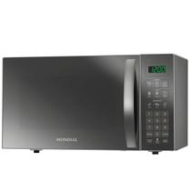 Micro-Ondas Mondial Espelhado Grande 34 Litros MO-02-34E Função Tira Odor, Descongelar, Manter Aquecido e Menu Kids 127V
