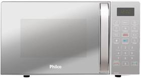 Micro Ondas Philco PMO23EB 20L 1100W Espelhado e Branco 127V Micro Ondas Philco PMO23EB 20L 1100W Espelhado e Branco 127V