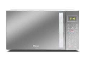 Micro-ondas Philco PMO28EB Prata/Branco Espelhado 127v