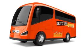Micro Onibus Micro Bus - Carrinho Infantil 28cm - Omg Kids