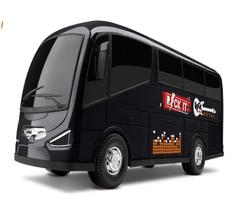 Micro Ônibus Micro Bus - Carrinho Infantil 28cm - Omg Kids