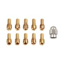 Micro Pinça Mini Adaptador De Mandril De Broca 0.5mm-3.2mm Faixa De Latão Para Ferramenta Rotativa