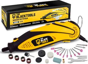 Micro Retífica 135w Profissional Elétrica Com Kit Acessórios tmr135 The black Tools 220V Micro Retífica 135w Profissional Elétrica Com Kit Acessórios tmr135 The black Tools 220V