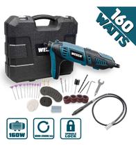 Micro Retifica 160w C/ 40pçs + Maleta Ws3113 Wesco