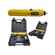 Micro Retifica À Bateria 3,6V Bivolt Com 60 Acessórios TITANIUM 07962