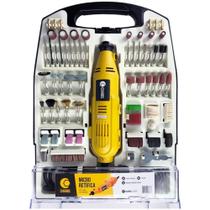 Micro Retífica Charbs 135W 6 Velocidades, 234 Acessórios, Design Ergonômico Ideal para Trabalhos Precisos e Polimento Micro Retífica Charbs 135W 6 Velocidades, 234 Acessórios, Design Ergonômico Ideal para Trabalhos Precisos e Polimento