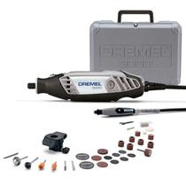 Micro Retífica Dremel 3000 Com Kit 30 Acessórios com 2 Acoplamentos Dremel