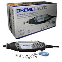 Micro Retifica Dremel 3000 Kit C/ 10 Acessórios 220v - N/10 - F 013 300 0PC