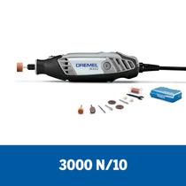 Micro Retifica Dremel 3000 N10 90W e 120W 33000Rpm Com Estojo e 10 Acessórios Esmerilhar Lixar Cortar Polir Diversos Uso Doméstico Artesanal Hobby