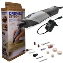 Micro Retifica Dremel Eletrica Kit com 11 Peças Stylo Bivolt