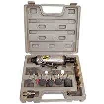 Micro Retífica Pneumática com Jogo 10 Peças de Ponta Montada Abrasiva EDA Micro Retífica Pneumática com Jogo 10 Peças de Ponta Montada Abrasiva EDA