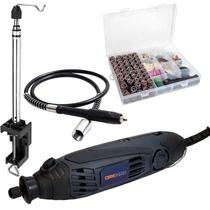Micro Retífica Profissional Chicote Suporte 500 Peças - 220V Micro Retífica Profissional Chicote Suporte 500 Peças - 220V