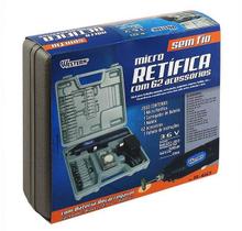 Micro Retifica Western Sem Fio Bivolt + 60 Acessórios
