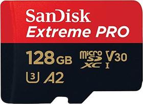 Micro sd 128gb c10 extreme pro 200mbs sandisk 4k u3