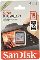 Micro sd 16gb sandisk ultra 80mb/s c10