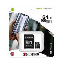 Micro SD 64GB Kingston CL10 Com Adaptador SDCS2/64GB