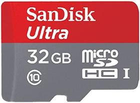 Micro SDHC 32 GB com adaptador 32 GB Sandisk