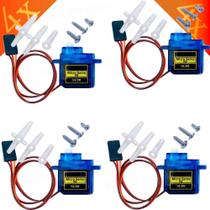 Micro Servo Motor 9G Sg90 Kit Com 4 Unidades - Nfe Micro Servo Motor 9G Sg90 Kit Com 4 Unidades - Nfe