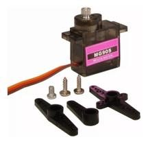 Micro Servo Motor MG90S Metal com Hélices e Parafusos