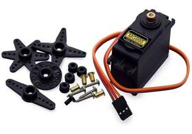 Micro Servo Motor MG995 Metal 360 Graus Alto Torque - RoboBuilders Micro Servo Motor MG995 Metal 360 Graus Alto Torque - RoboBuilders