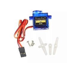 Micro Servo Motor SG90 360 com Acessórios para Projetos de Robótica