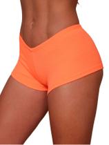 Micro Short Sunquini Empina Bumbum Com Elástico Neon