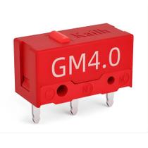 Micro-switch Kailh Red Gm4.0 60m Peça Unitária cor Vermelho Micro-switch Kailh Red Gm4.0 60m Peça Unitária cor Vermelho