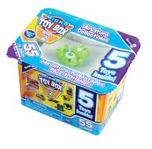 Micro Toy Box, a menor série do mundo, 2 com 5 minibrinquedos