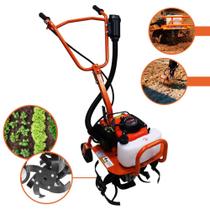 Micro Trator Tipo Tobata / Tobatinha VMC360S Vulcan À Gasolina 4T 3,6HP 53CC Motocultivador Completo Com 16 Lâminas Cultivadoras Modelo Econômico, Robusto, Resistente e de Alta Durabilidade
