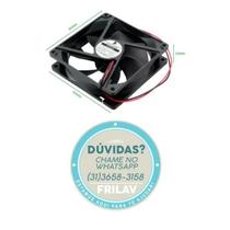 Micro Ventilador (Cooler) 90x90x25mm 12VDC com Terminal - Código 1000021 - Ideal para Bebedouros e Eletrônicos
