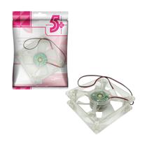 Micro Ventilador Ventoinha Cooler 12v 80x80x25 Transparente