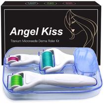 Microagulhamento de titânio Derma Roller Angel Kiss 4 em 1 0,25 mm/0,3 mm