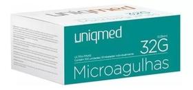 Microagulhas ultra finas, estéril, 32Gx4mm, kit c/90unid _ Uniqmed